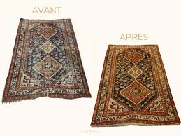 Avant / Après — Tapis Qashqai ancien